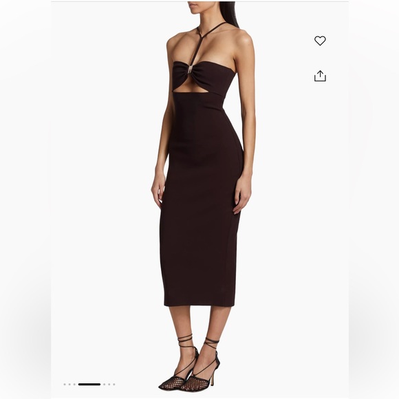 Zeynep Arcay brown midi dress - Picture 2 of 11